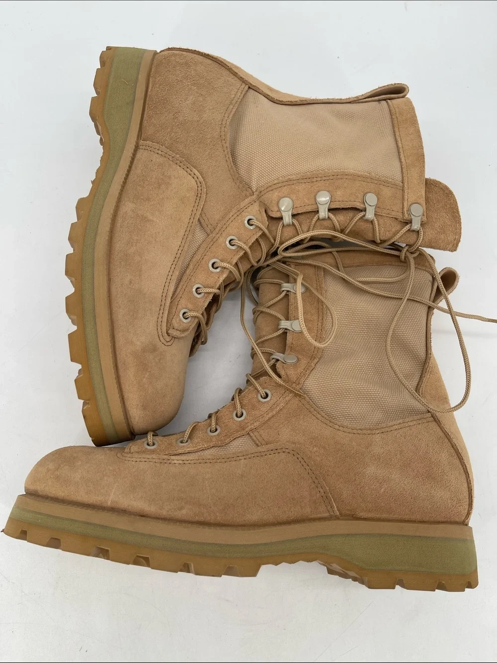 McRae Footwear Combat Tactical Steel Toe Leather Lace-Up Boots Men 9.5W